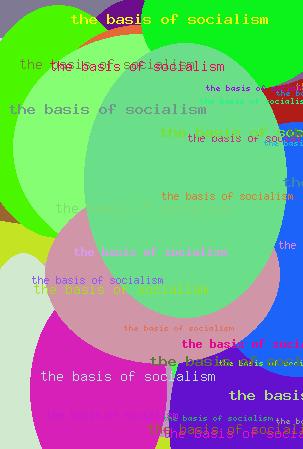 The basis of socialism